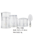 Round Plastic Loose Powder Case PC-155